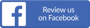Blue button with Facebook logo and text that reads, "Review us on Facebook.